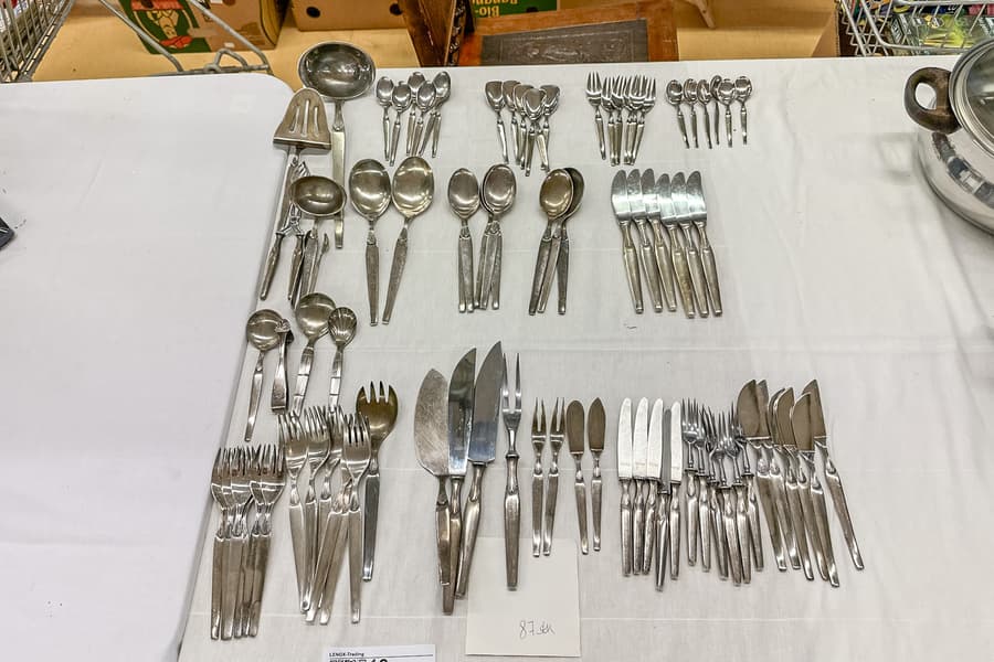 Besteck Set, ca. 87-teilig